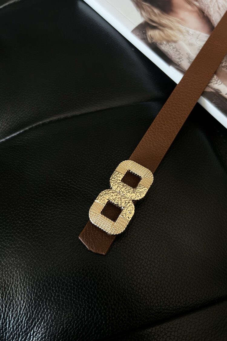 Square Long Silver Buckle Slim Women Belt Jacket Belt Shirt Belt Dress Belt - Brand: Fiori - Women & Kids, Baby Clothes Wholesale - Globality Store