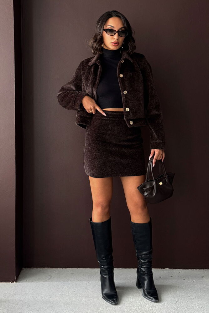 Bodycon Mini Skirt With High Waist - Brand: Topshow - Women & Kids, Baby Clothes Wholesale - Globality Store