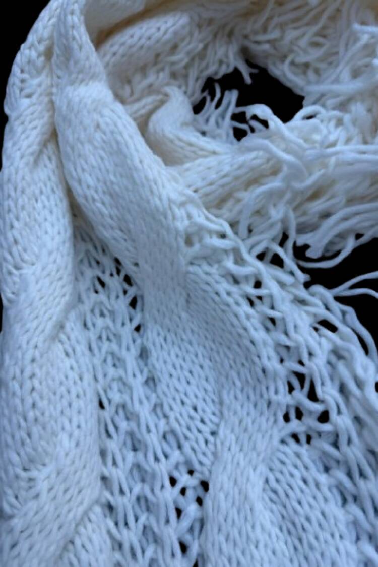 Beige Elegant Quilted Shawl