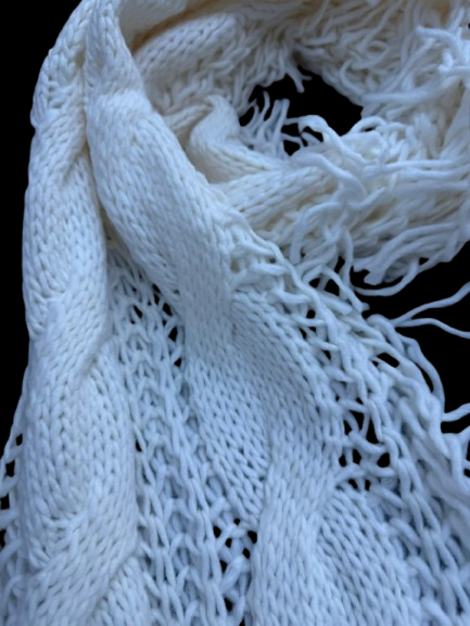 Beige Elegant Quilted Shawl