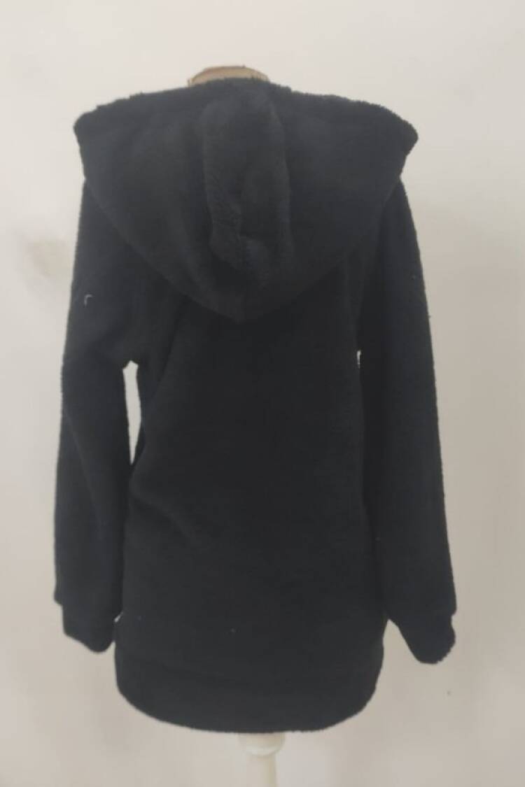 Mini Sweater Dress With Hooded Neck