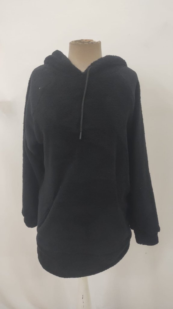Mini Sweater Dress With Hooded Neck