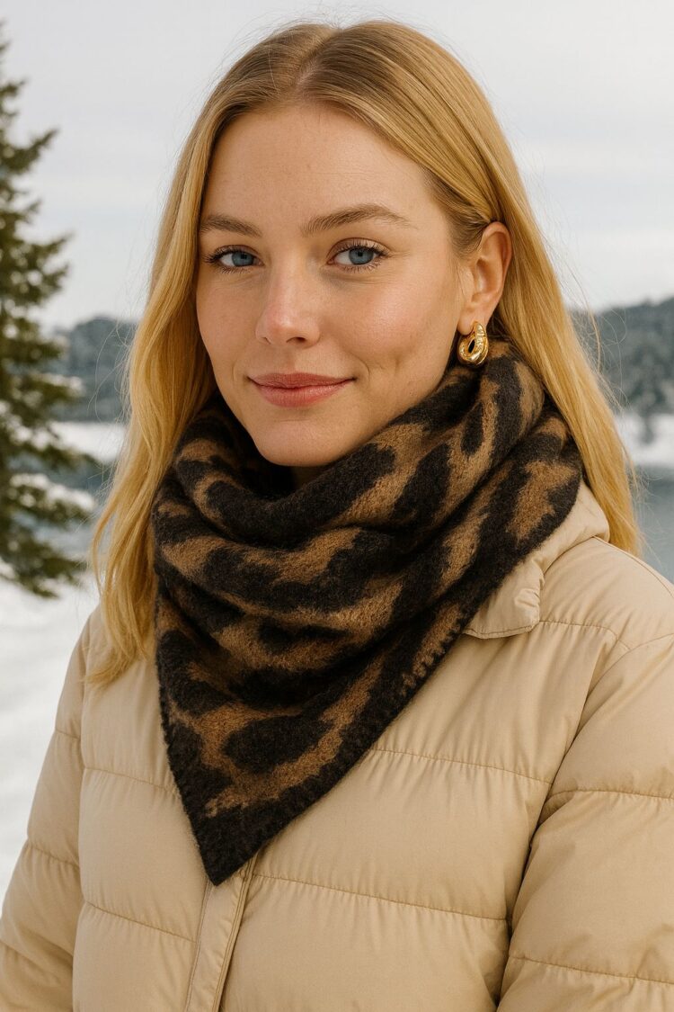 Animal Print Shawl For Fall & Winter - Brand: Axesoire - Women & Kids, Baby Clothes Wholesale - Globality Store