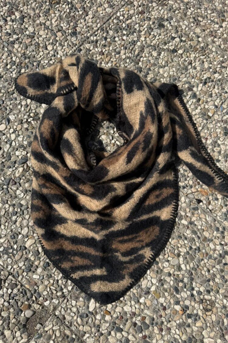 Animal Print Shawl For Fall & Winter