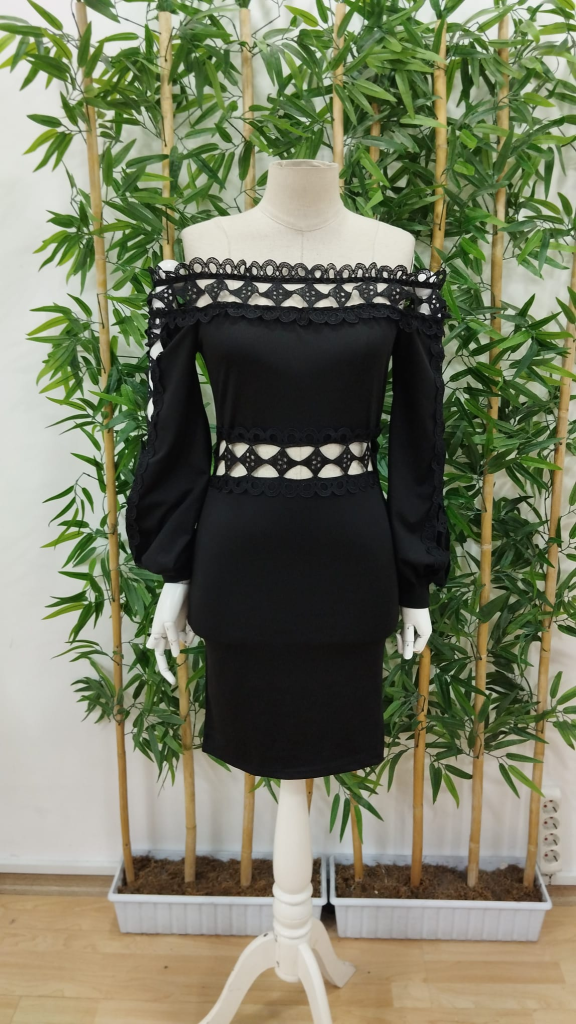 Black Sexy Elegant Bodycon Dress