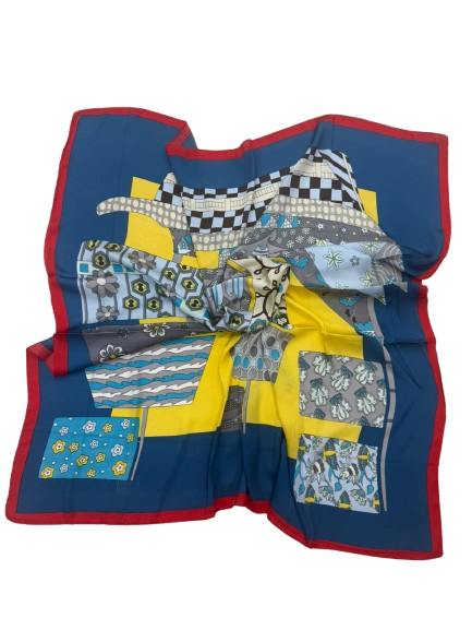 Blue Casual Elegant Vintage Boho Retro Shawl