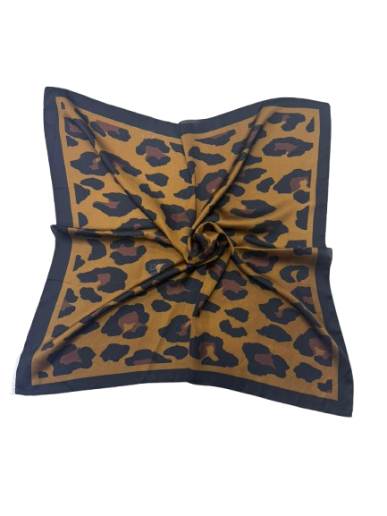 Brown Animal Print Shawl