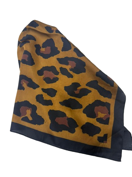 Brown Animal Print Shawl