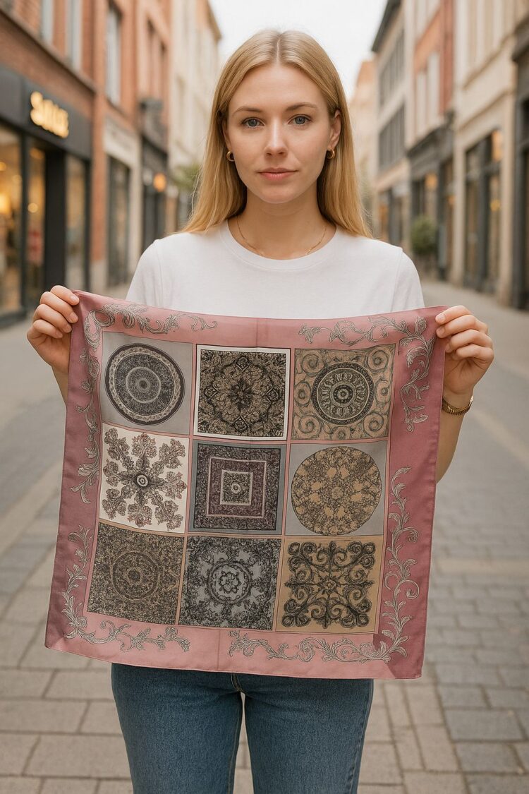 Pink Ethnic Elegant Vintage Shawl - Brand: Axesoire - Women & Kids, Baby Clothes Wholesale - Globality Store