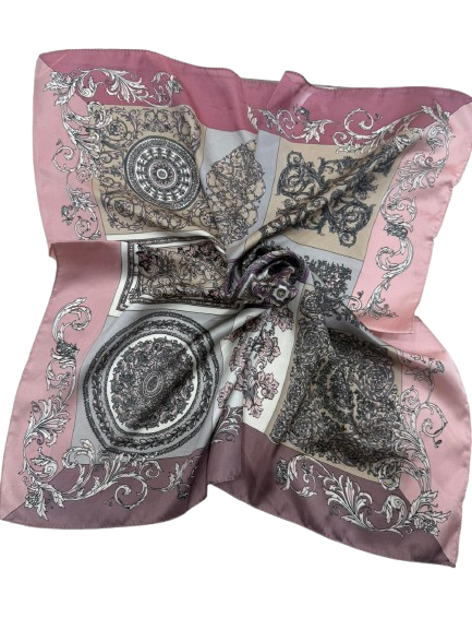 Pink Ethnic Elegant Vintage Shawl