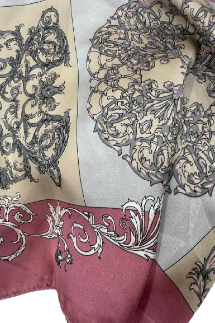 Pink Ethnic Elegant Vintage Shawl