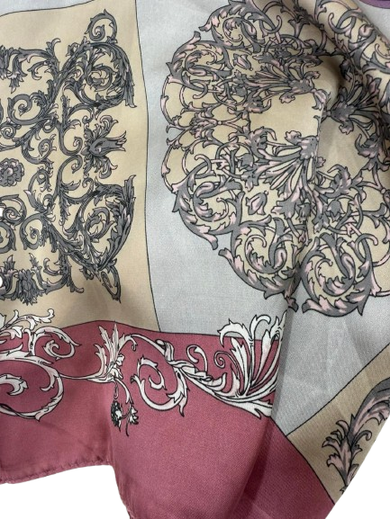 Pink Ethnic Elegant Vintage Shawl