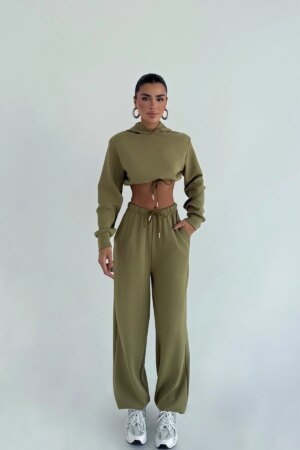 Tracksuit - Casual Sport Streetwear Jogger Set - Brand: EYYO ATELIER - Women & Kids, Baby Clothes Wholesale - Globality Store