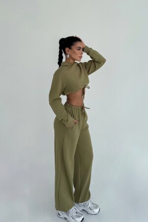 Tracksuit - Casual Sport Streetwear Jogger Set - Brand: EYYO ATELIER - Women & Kids, Baby Clothes Wholesale - Globality Store
