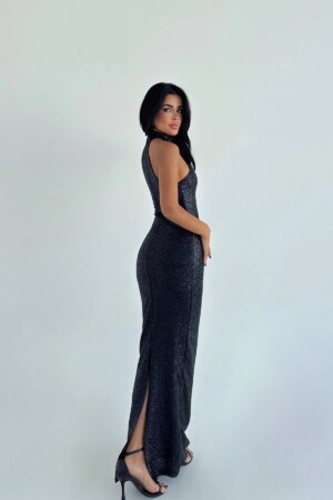 Black Sexy Elegant Glam Formal Bodycon Dress - Brand: EYYO ATELIER - Women & Kids, Baby Clothes Wholesale - Globality Store