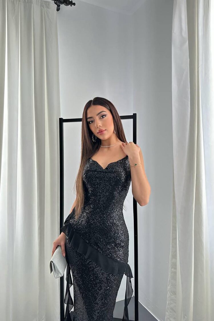 Elegant Glam Sexy Formal Slip Dress