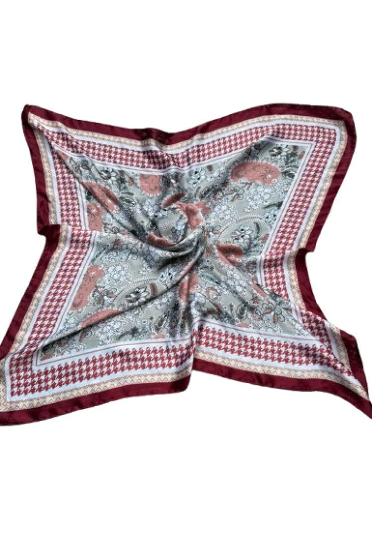 Brown Ethnic Shawl With Paisley Pattern
