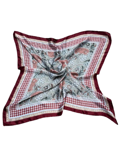 Brown Ethnic Shawl With Paisley Pattern