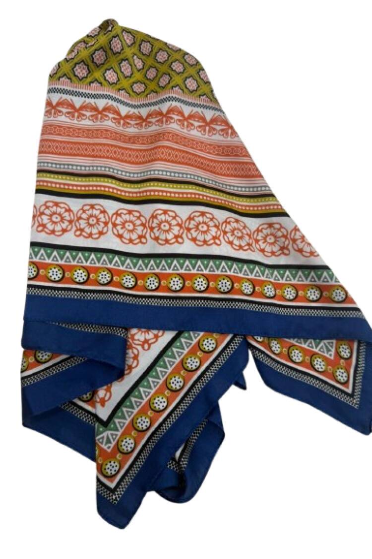 Blue Ethnic Elegant Shawl