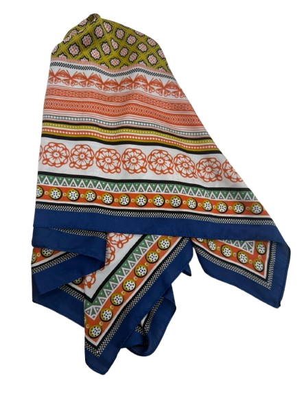 Blue Ethnic Elegant Shawl