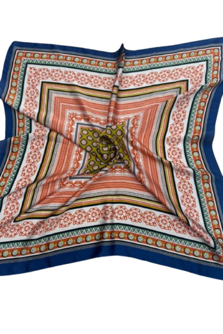 Blue Ethnic Elegant Shawl