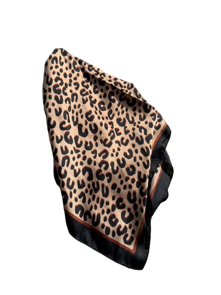 Brown Animal Print Shawl