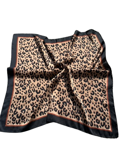 Brown Animal Print Shawl