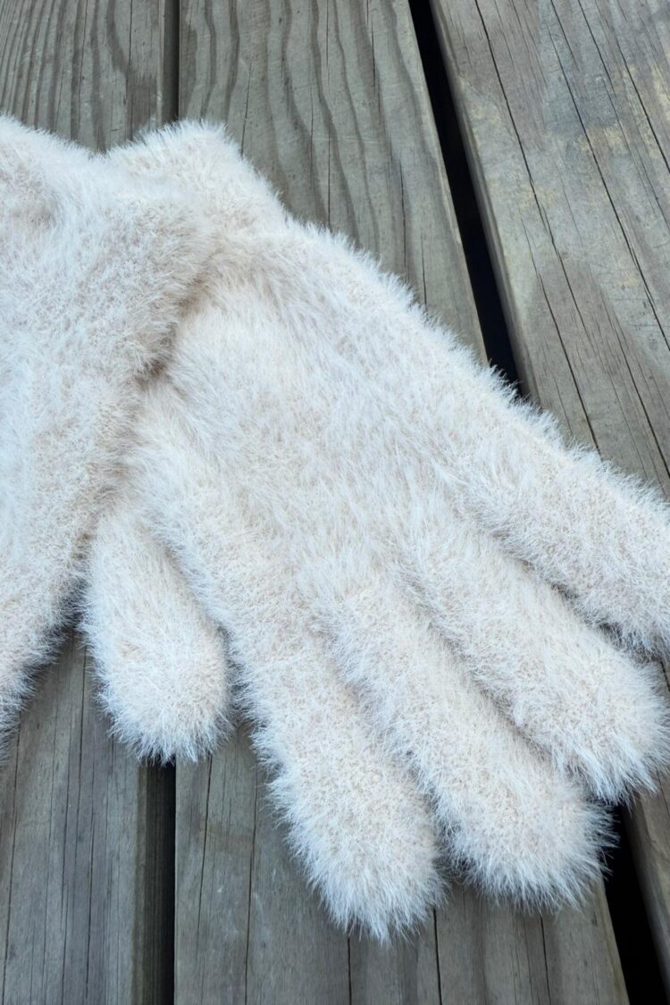 Fur Gloves With Inner Fur