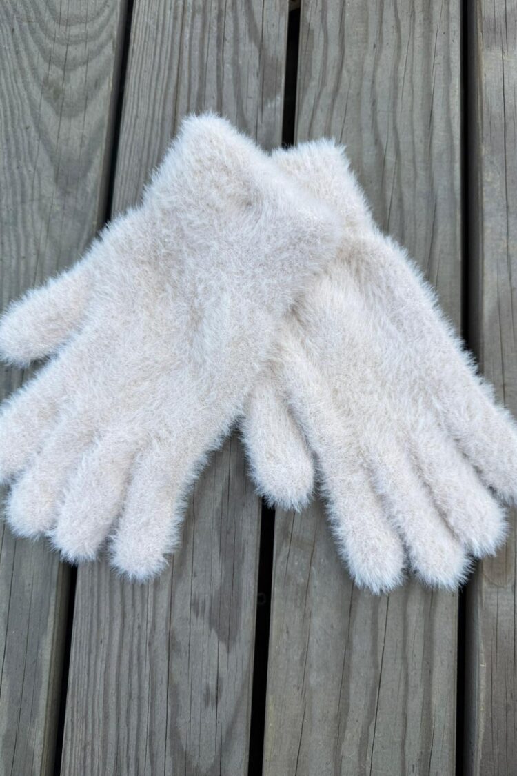 Fur Gloves With Inner Fur