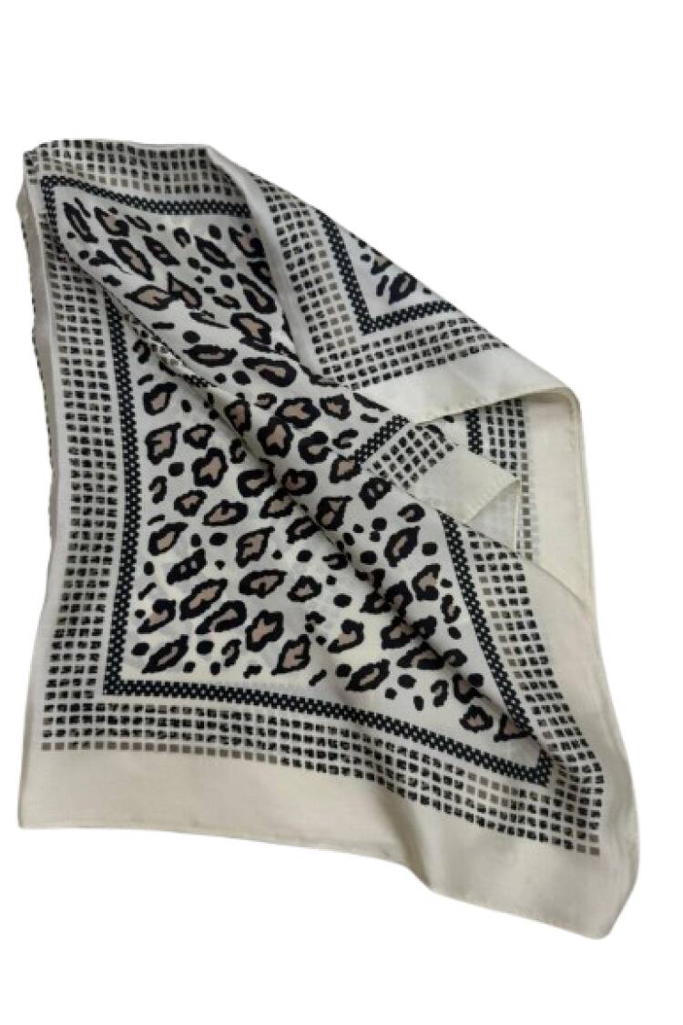 Beige Casual Animal Print Shawl