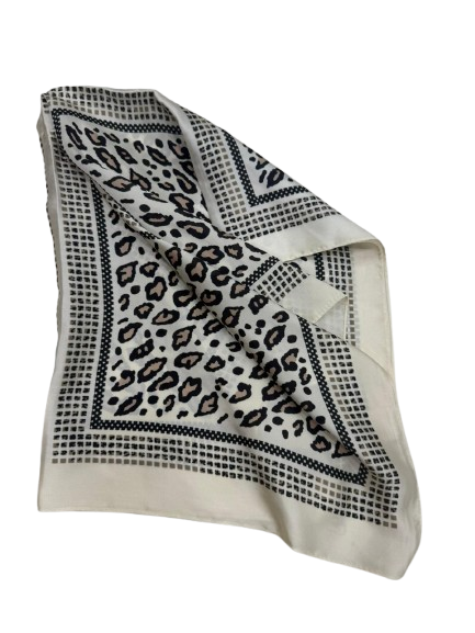 Beige Casual Animal Print Shawl