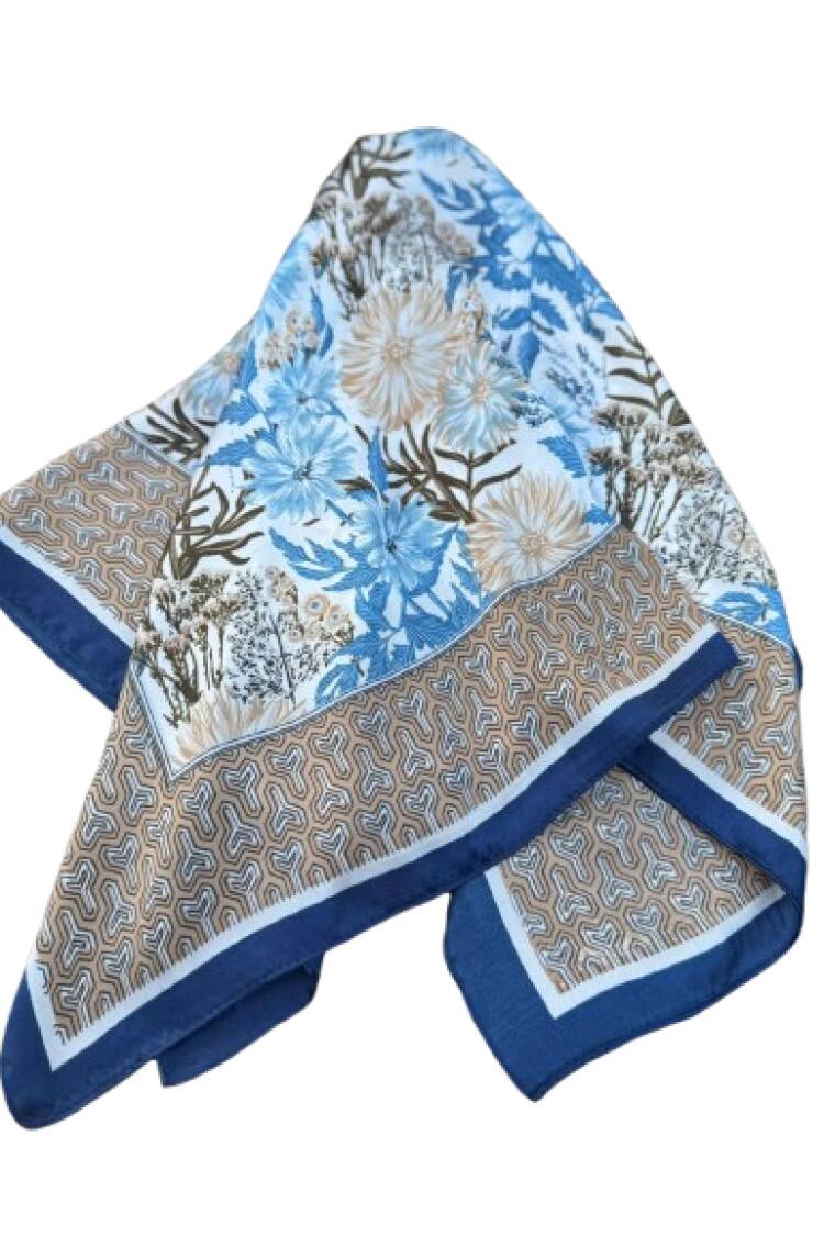 Elegant Blue Shawl