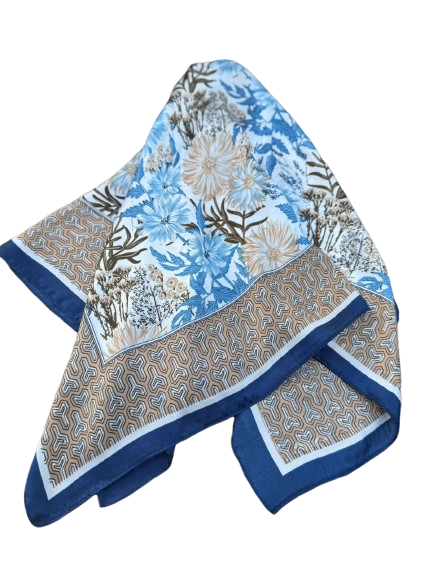 Elegant Blue Shawl