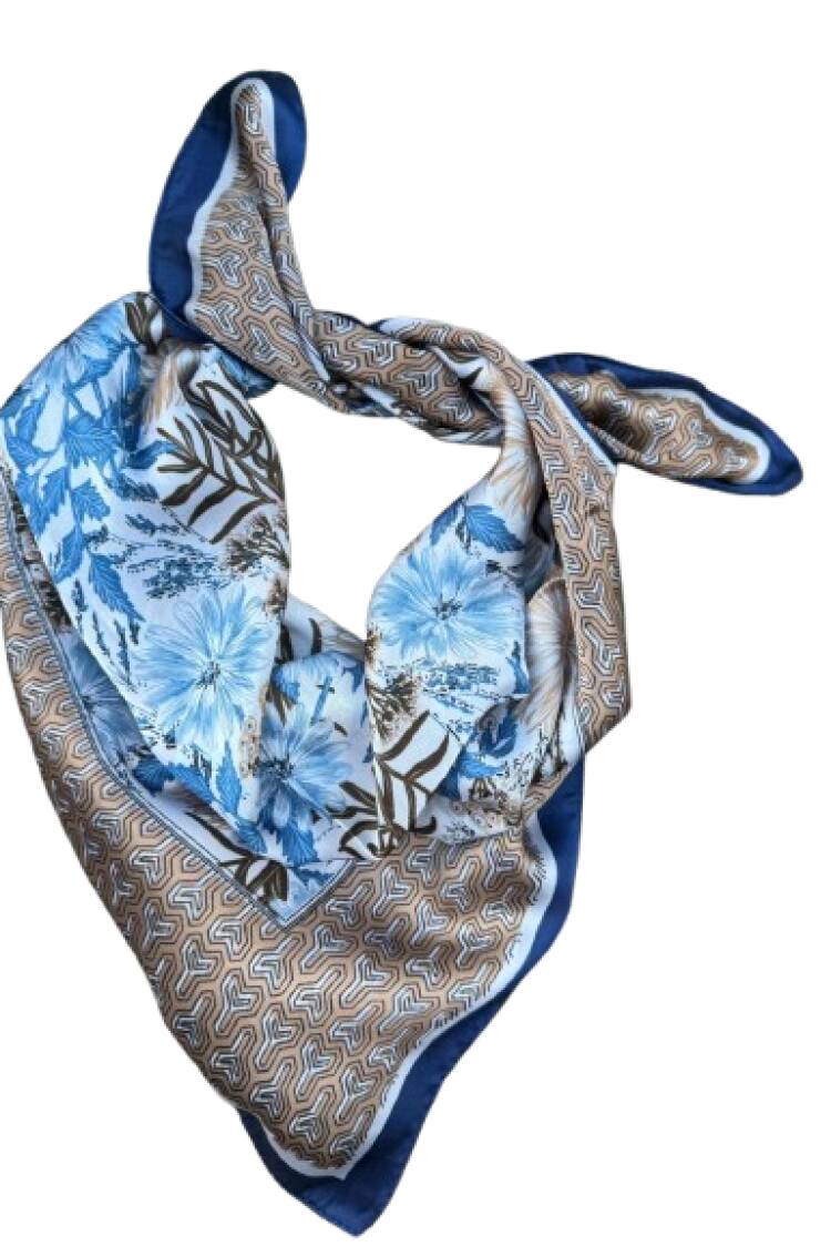 Elegant Blue Shawl