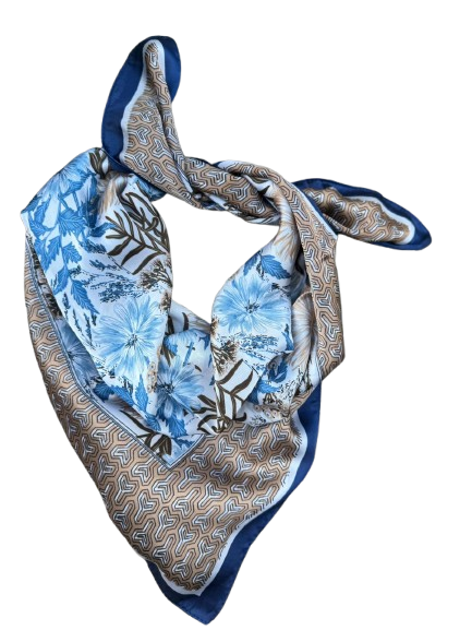 Elegant Blue Shawl