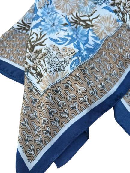 Elegant Blue Shawl