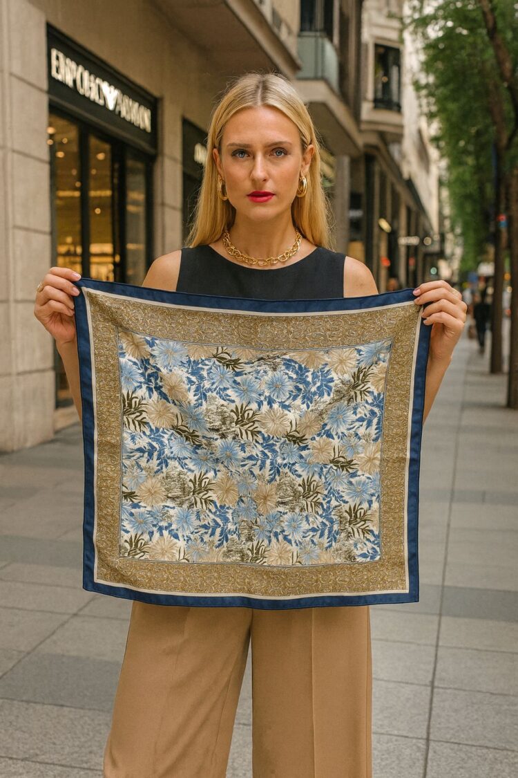 Elegant Blue Shawl - Brand: Axesoire - Women & Kids, Baby Clothes Wholesale - Globality Store