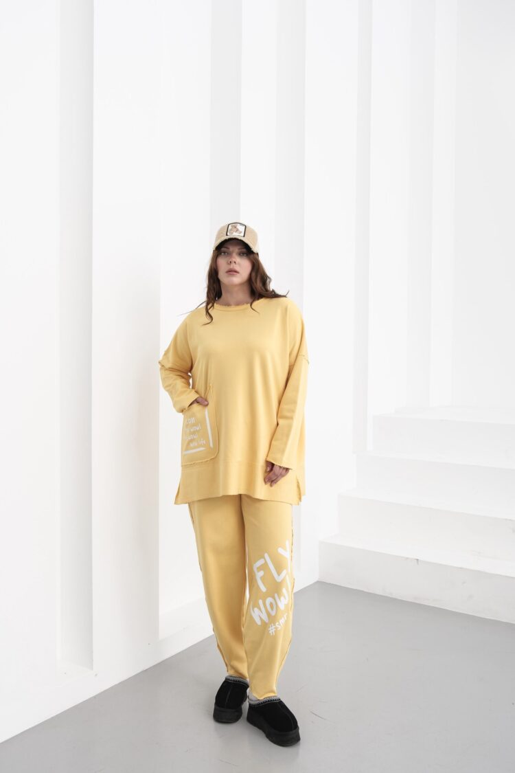 Tracksuit Oversized Fit Jogger With Patch Pocket - Brand: See More - Women & Kids, Baby Clothes Wholesale - Globality Store