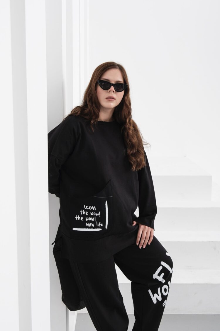 Tracksuit Oversized Fit Jogger With Letter Print