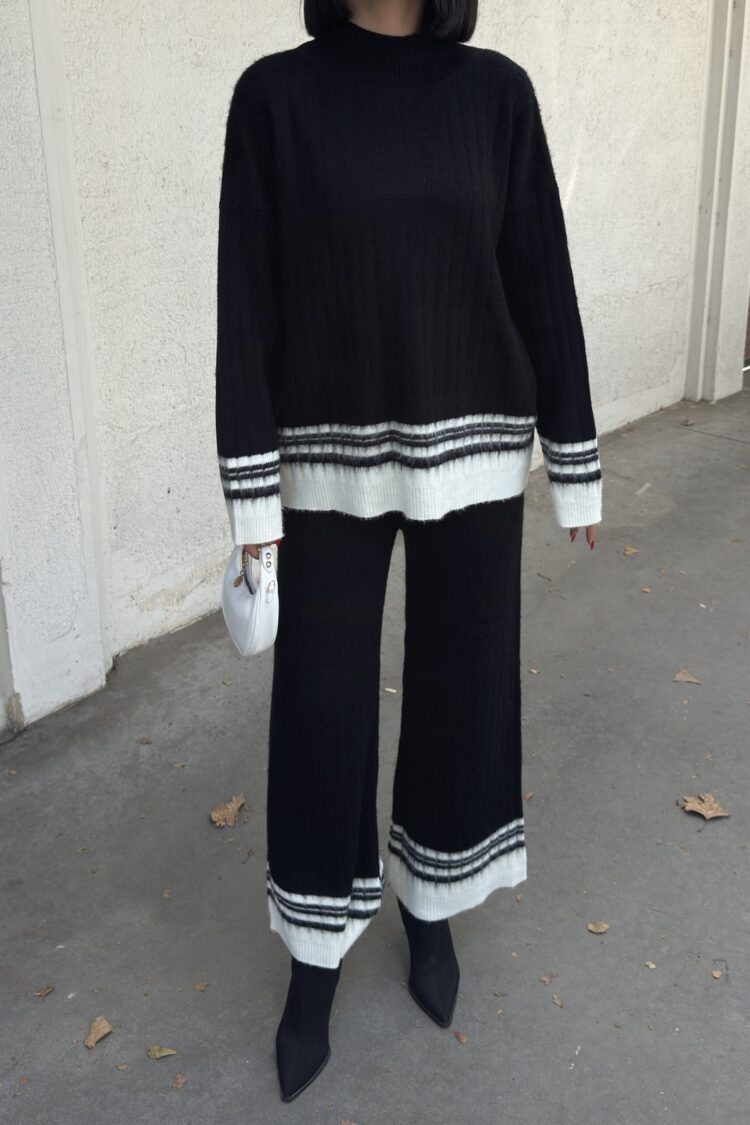 Black Casual Sport Elegant Suit