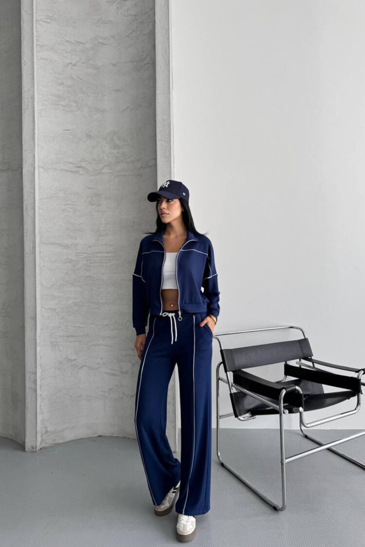Tracksuit With Hooded Neck & Wide Leg Palazzo Pants - Brand: Mode Roy - Women & Kids, Baby Clothes Wholesale - Globality Store