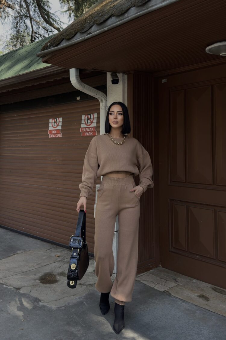 Beige Casual Sport Elegant Suit