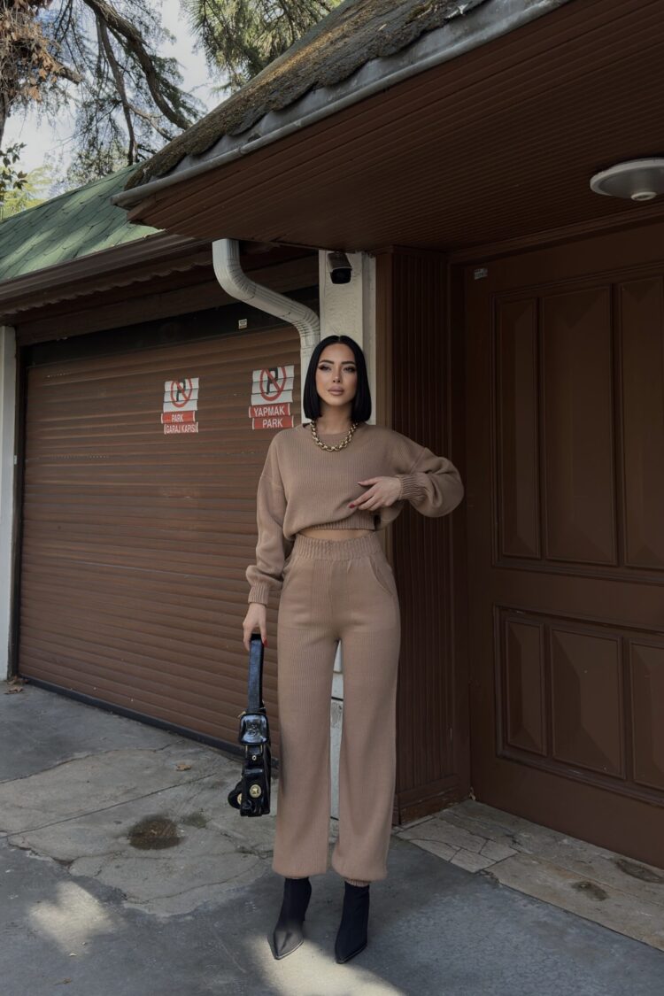 Beige Casual Sport Elegant Suit