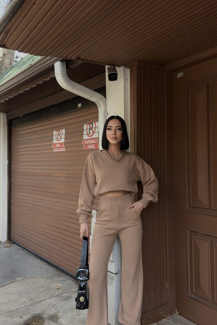 Beige Casual Sport Elegant Suit