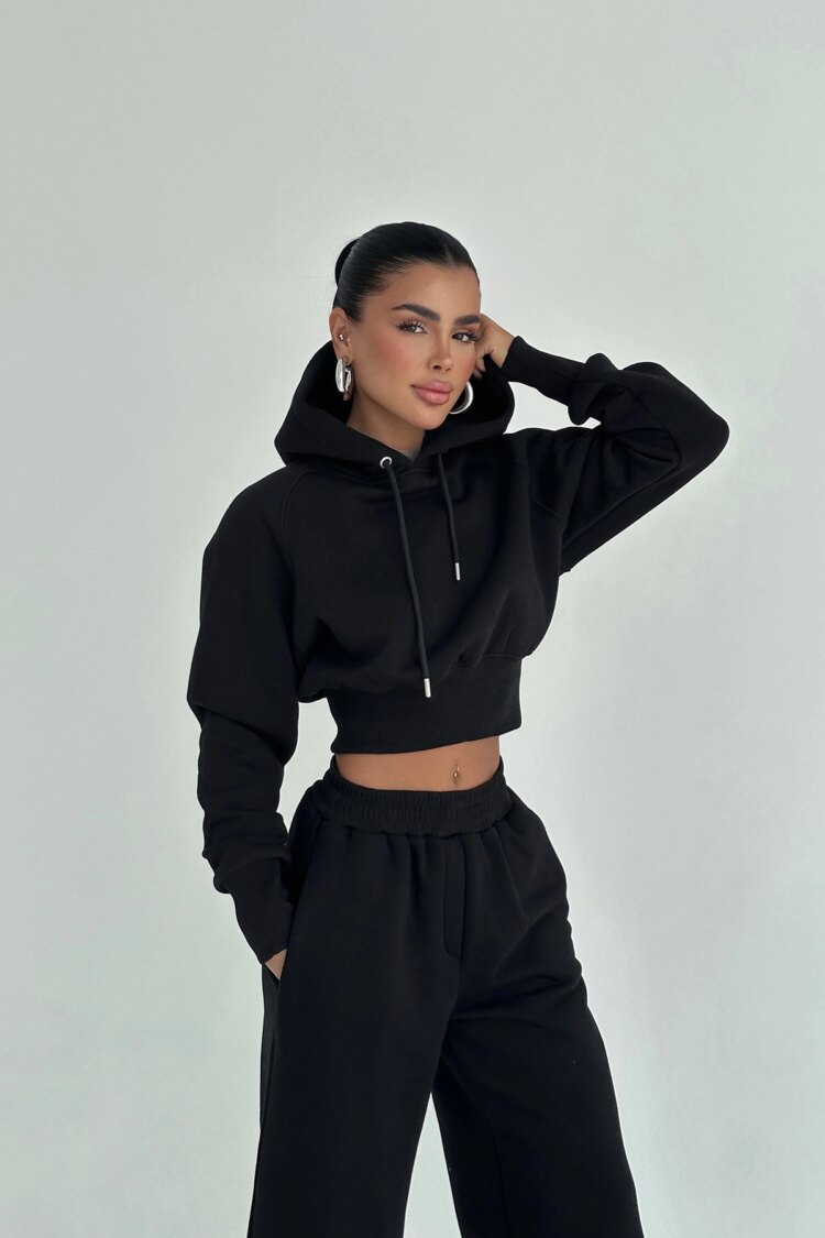 Tracksuit Oversized Fit Palazzo Pants Hoodie