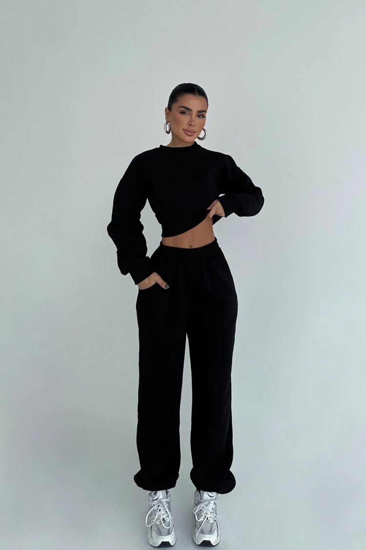Tracksuit Sport Casual Streetwear Jogger - Brand: EYYO ATELIER - Women & Kids, Baby Clothes Wholesale - Globality Store
