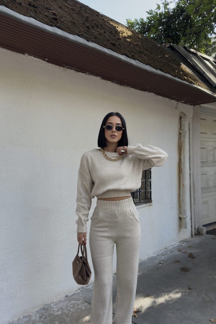 Beige Casual Streetwear Suit - Brand: My Fashion - Women & Kids, Baby Clothes Wholesale - Globality Store