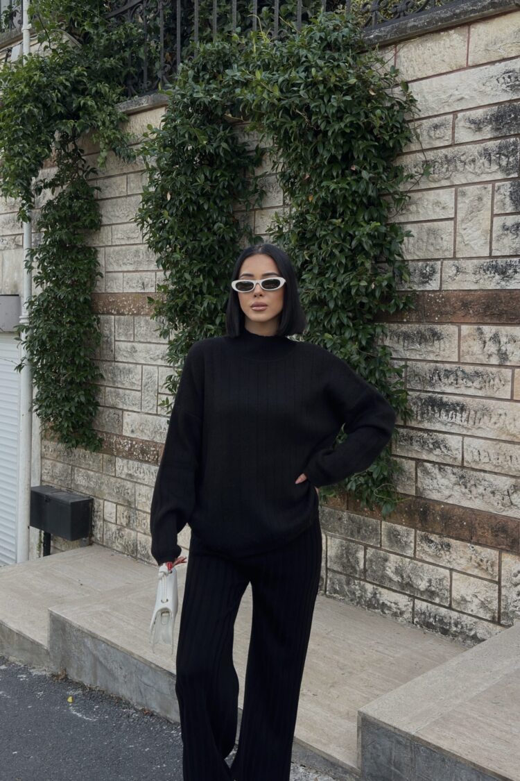 Black Striped Oversized Fit Casual Suit - Brand: My Fashion - Women & Kids, Baby Clothes Wholesale - Globality Store