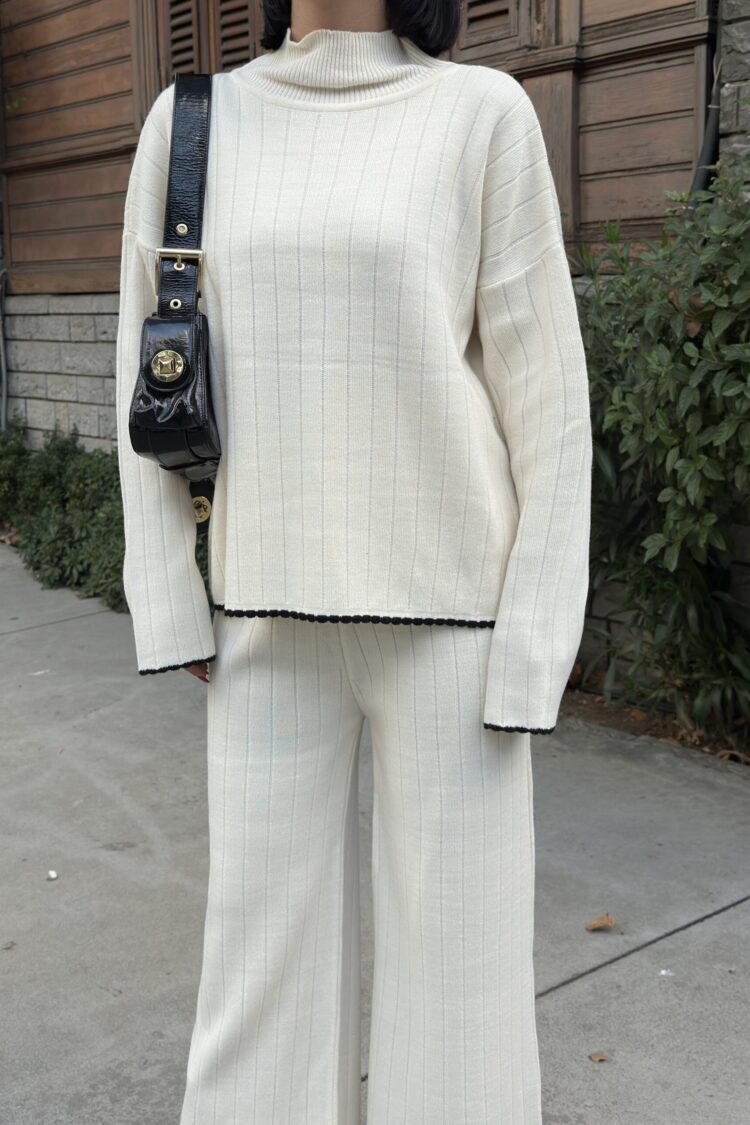 White Casual Elegant Striped Suit