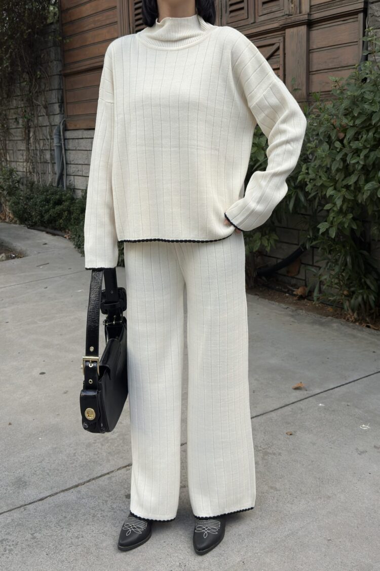 White Casual Elegant Striped Suit
